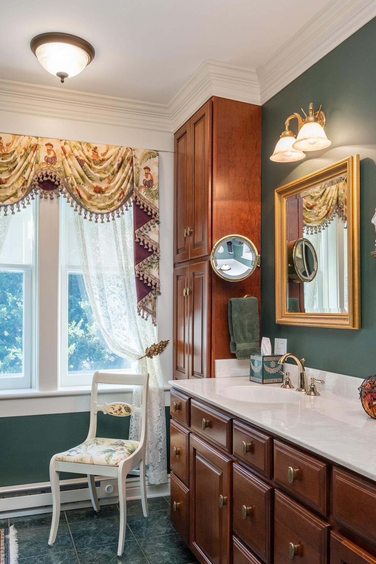 1739 Barterbrook Road Staunton, VA 24401 - Photo 53 of 74 a bathroom with a sink a large mirror and a window