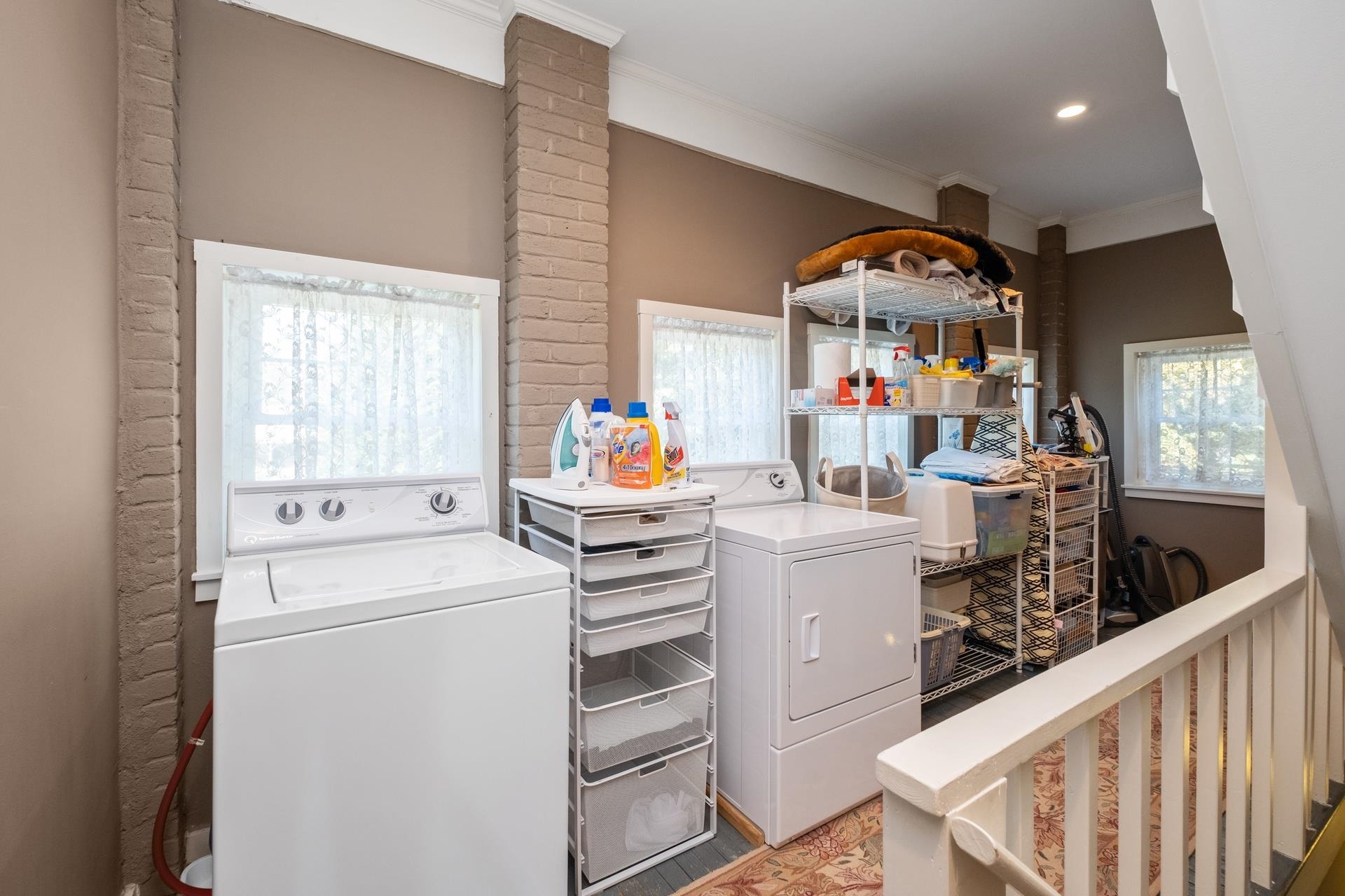 1739 Barterbrook Road Staunton, VA 24401 - Photo 55 of 74 a storage room with washer and dryer