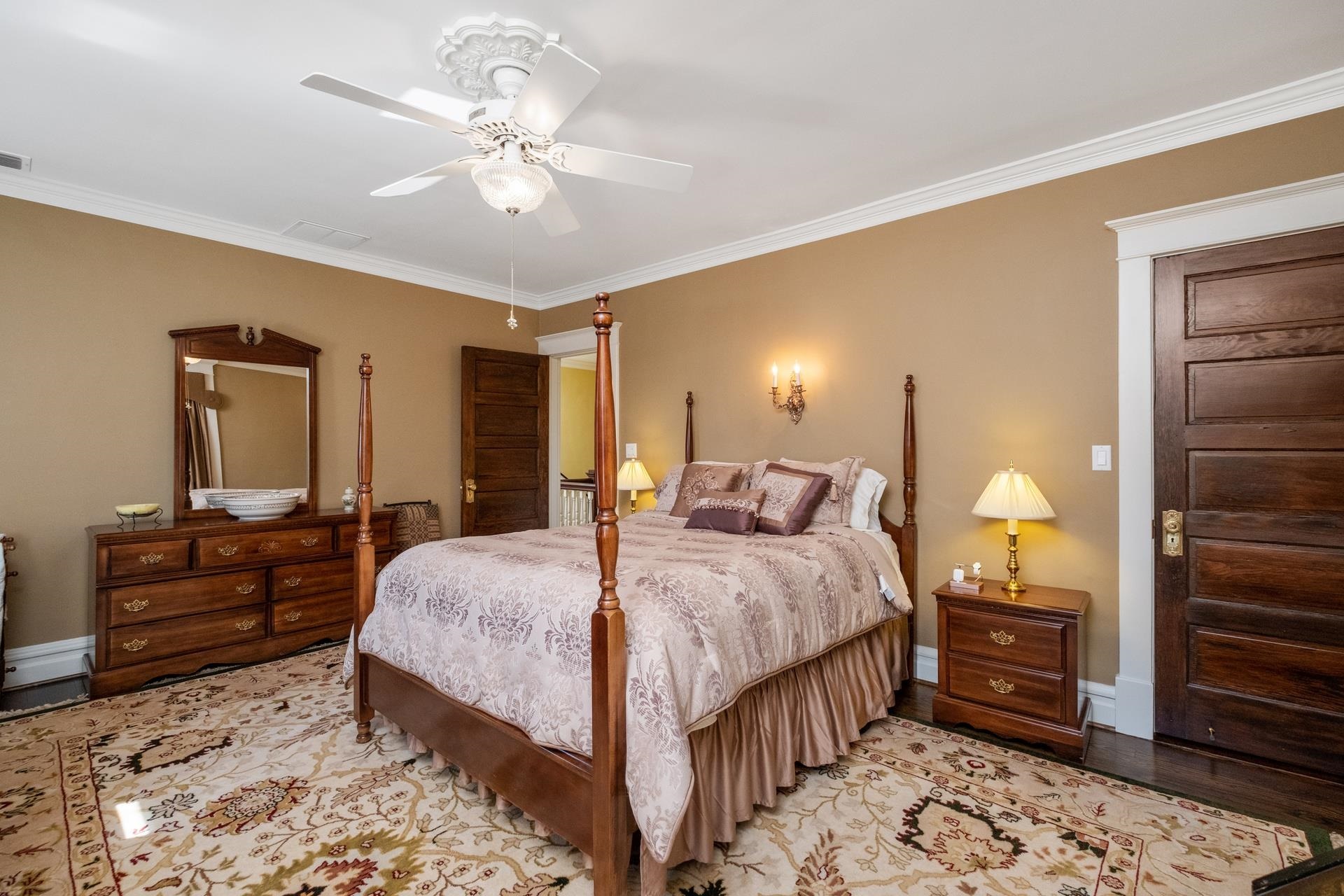 1739 Barterbrook Road Staunton, VA 24401 - Photo 57 of 74 a bedroom with a bed and dresser with mirror