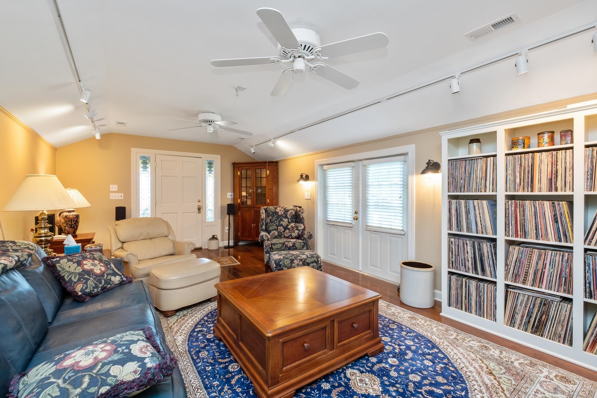 1739 Barterbrook Road Staunton, VA 24401 - Photo 69 of 74 a living room with furniture and a book shelf