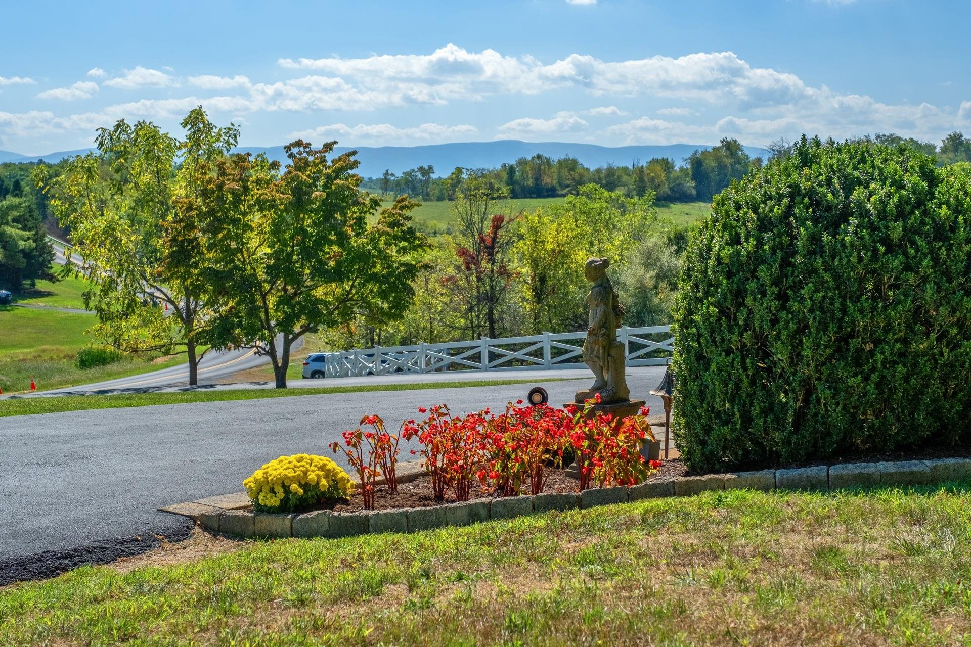 1739 Barterbrook Road Staunton, VA 24401 - Photo 9 of 74 a view of a garden with an outdoor space