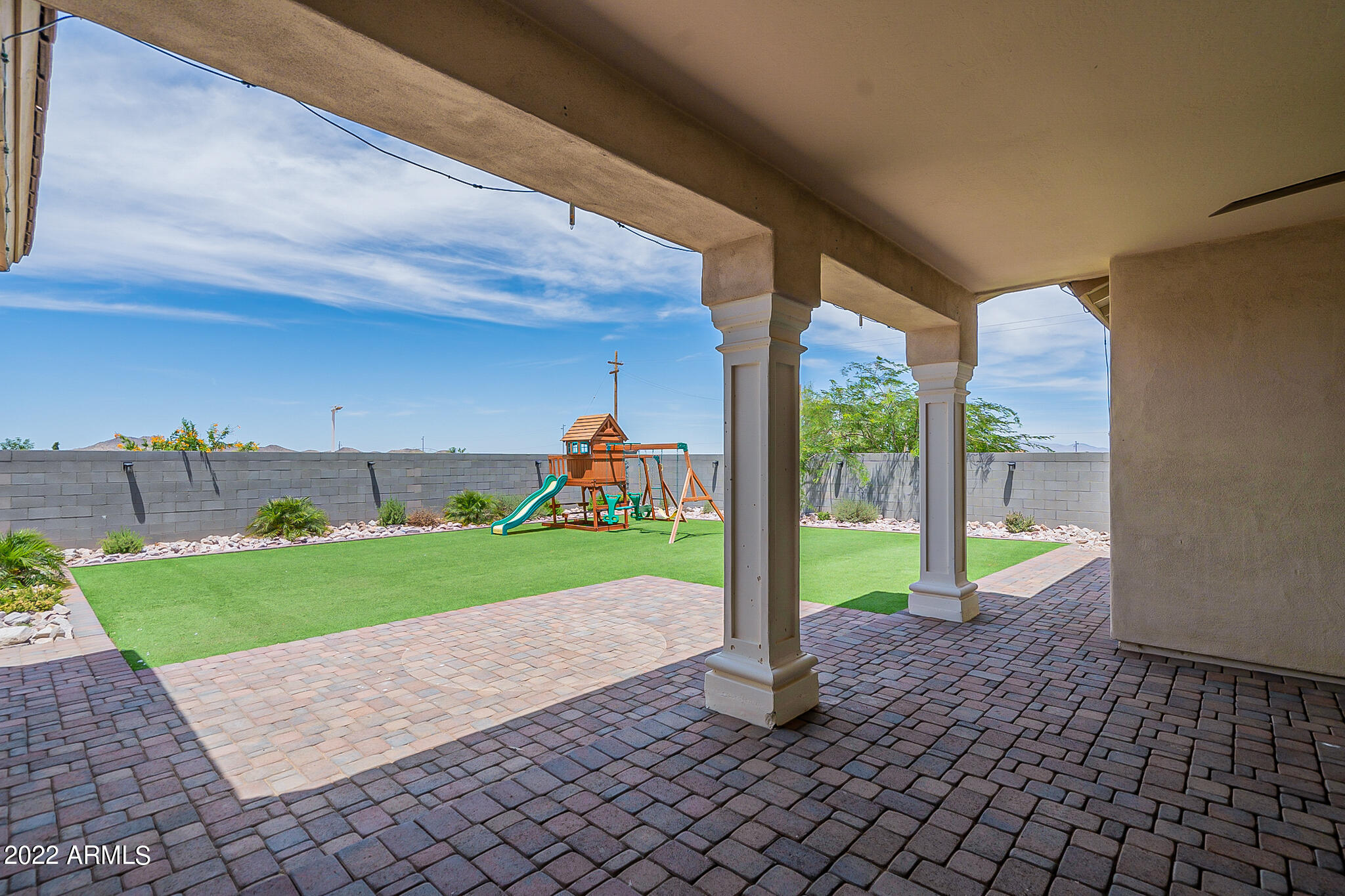 14928 South Tuthill Road Buckeye, AZ 85326 - Photo 33 of 50 Covered Patio/Back Yard