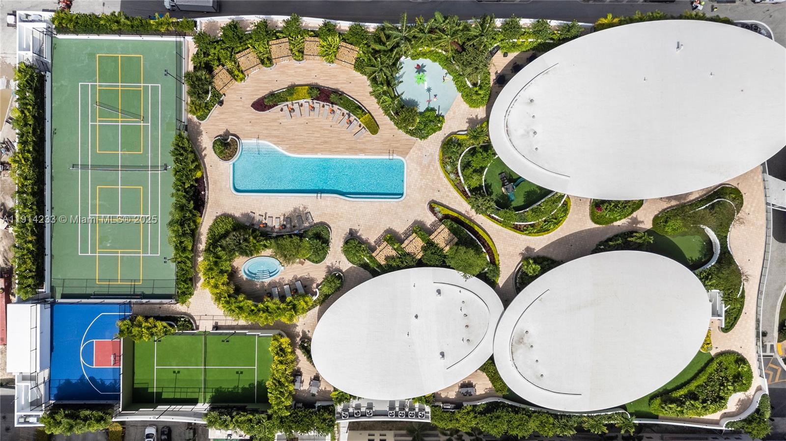 700 Northeast 24th Street, Unit 3905 Miami, FL 33137 - Photo 39 of 46 an aerial view of a highlighted house