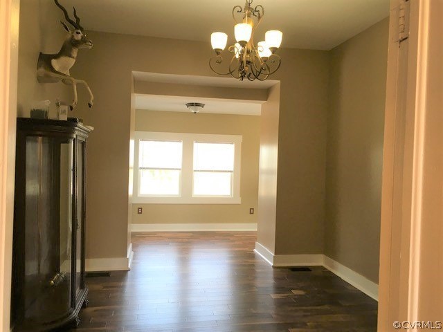 3038 Old Church Road Mechanicsville, VA 23111 - Photo 7 of 26 wooden floor in an empty room with a window