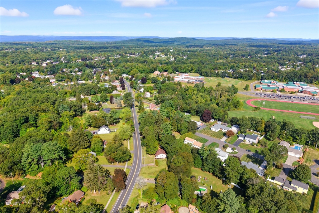 636 Amostown Road West Springfield, MA 01089 - Photo 39 of 40 an aerial view of residential houses with outdoor space and trees
