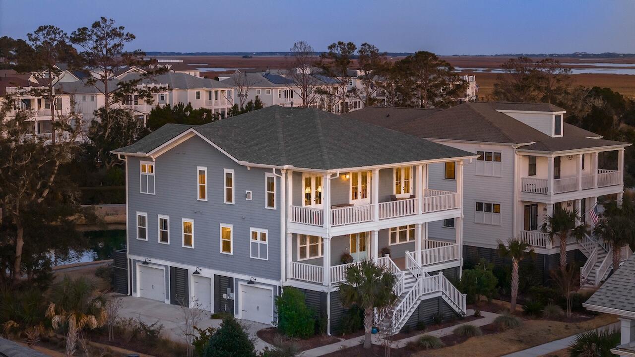 1646 Red Tide Road Mount Pleasant, SC 29466 - Photo 2 of 93 Gorgeous Evening view of home