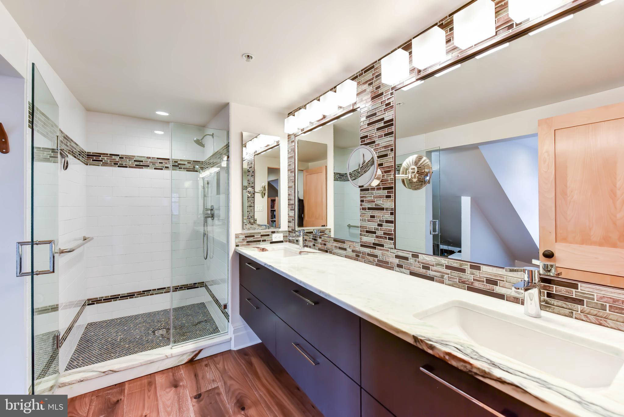 2829 Sacks Street, Unit SA506 Silver Spring, MD 20910 - Photo 17 of 34 a bathroom with a sink and a mirror