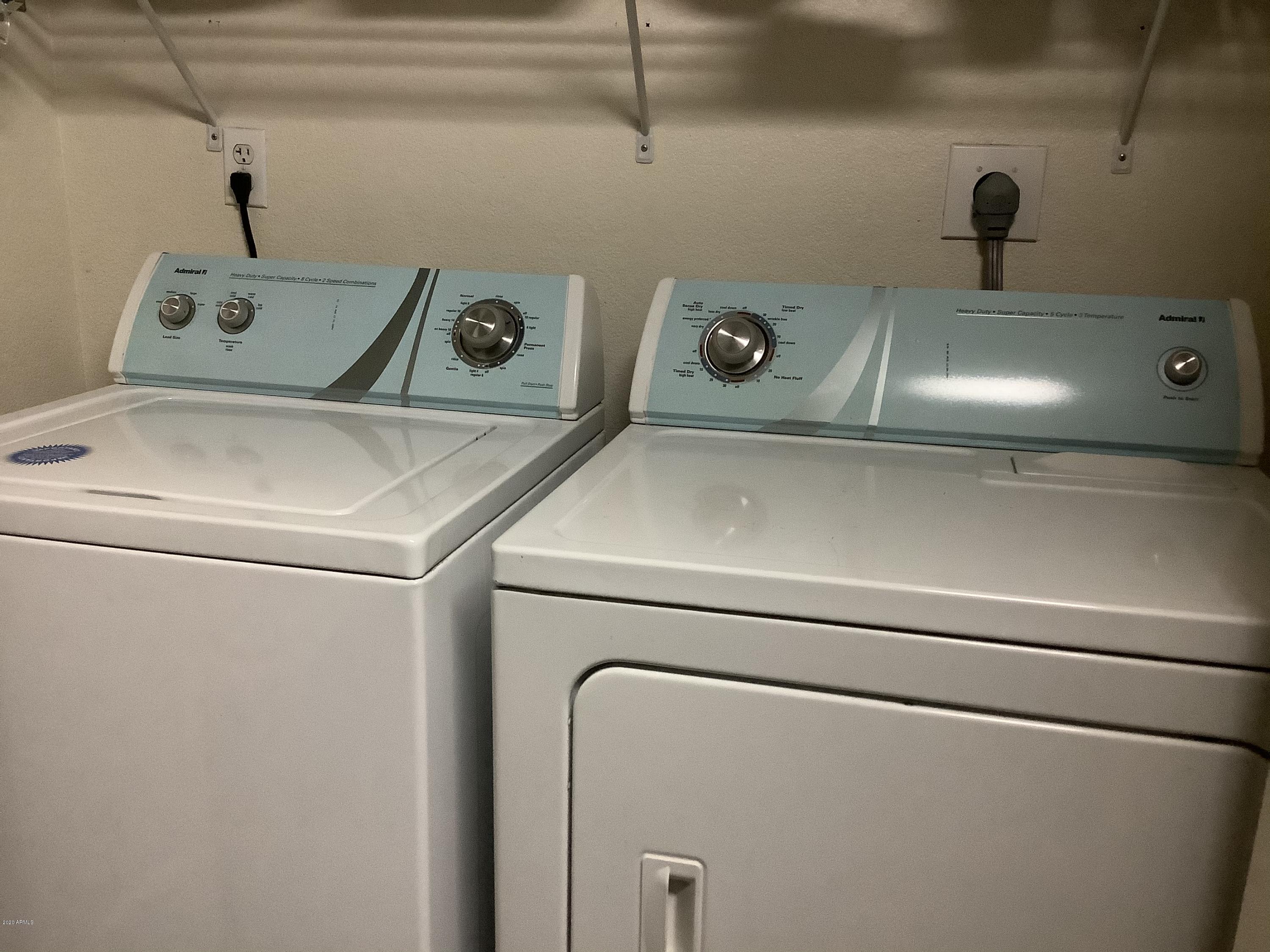 8787 East Mountain View Road, Unit 1034 Scottsdale, AZ 85258 - Photo 16 of 43 a utility room with dryer and washer