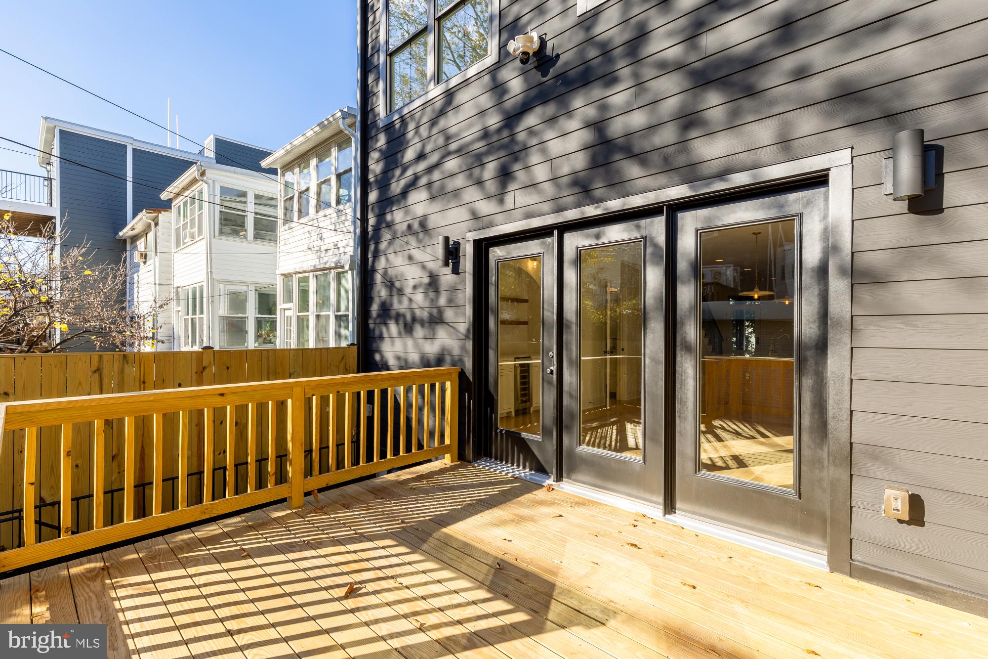 1412 Perry Place Northwest Washington, DC 20010 - Photo 48 of 52 a view of a building from a glass door