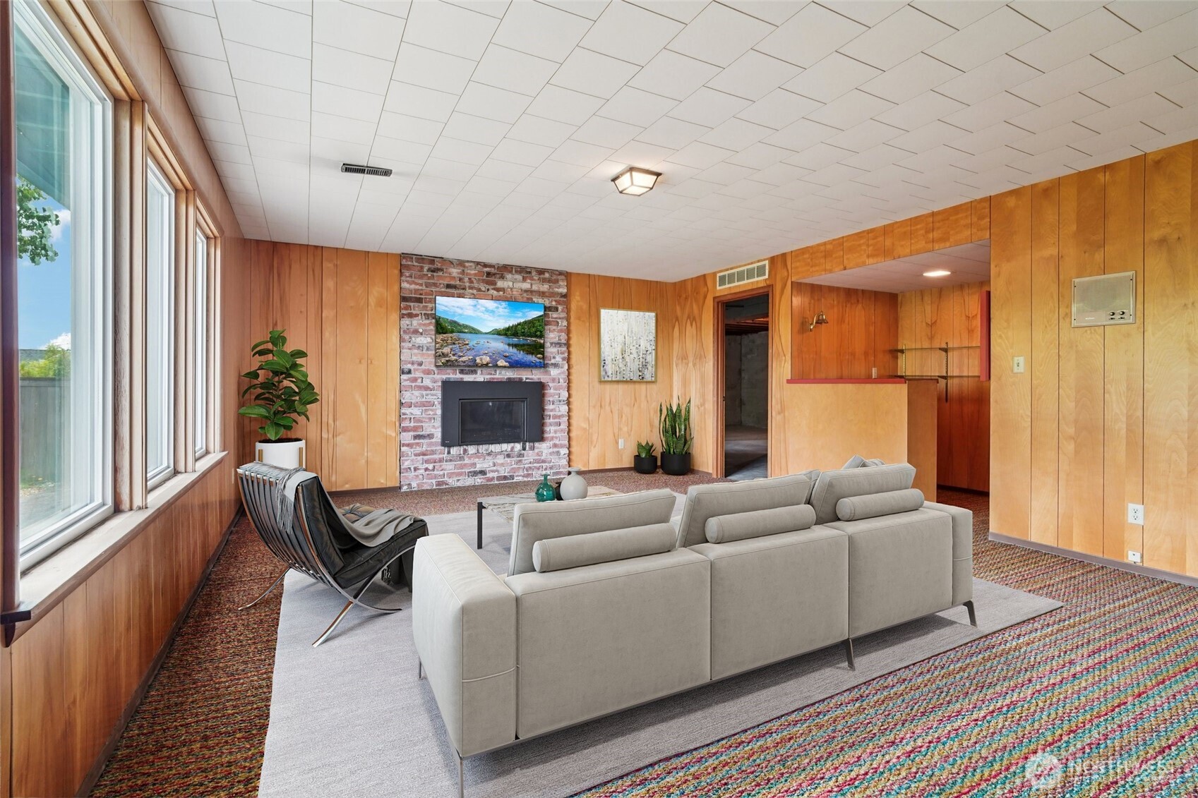 715 35th Street Everett, WA 98201 - Photo 26 of 36 a living room with furniture and a large window