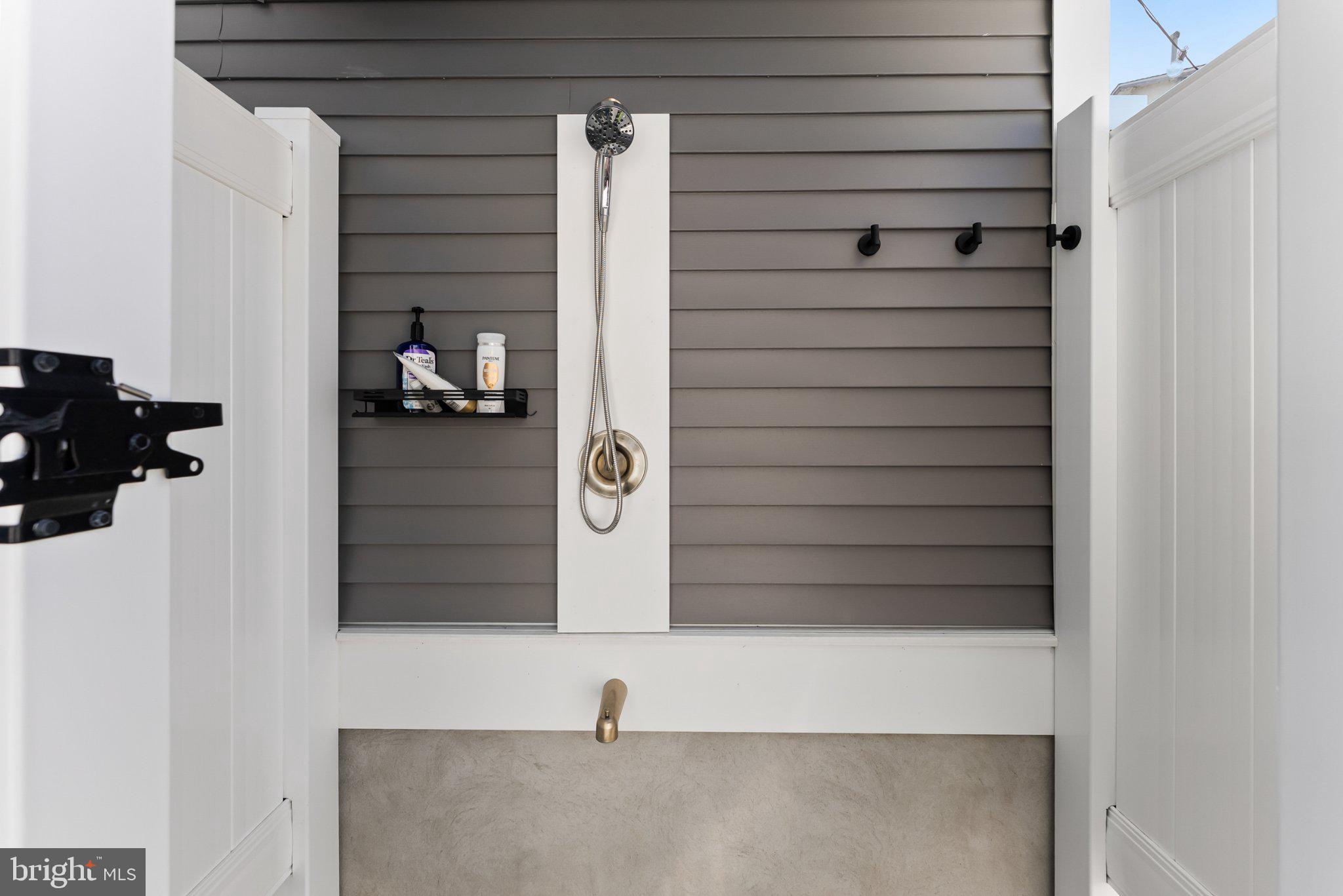 112 West Wisteria Road Wildwood, NJ 08260 - Photo 46 of 48 Outdoor shower oasis with modern flair.