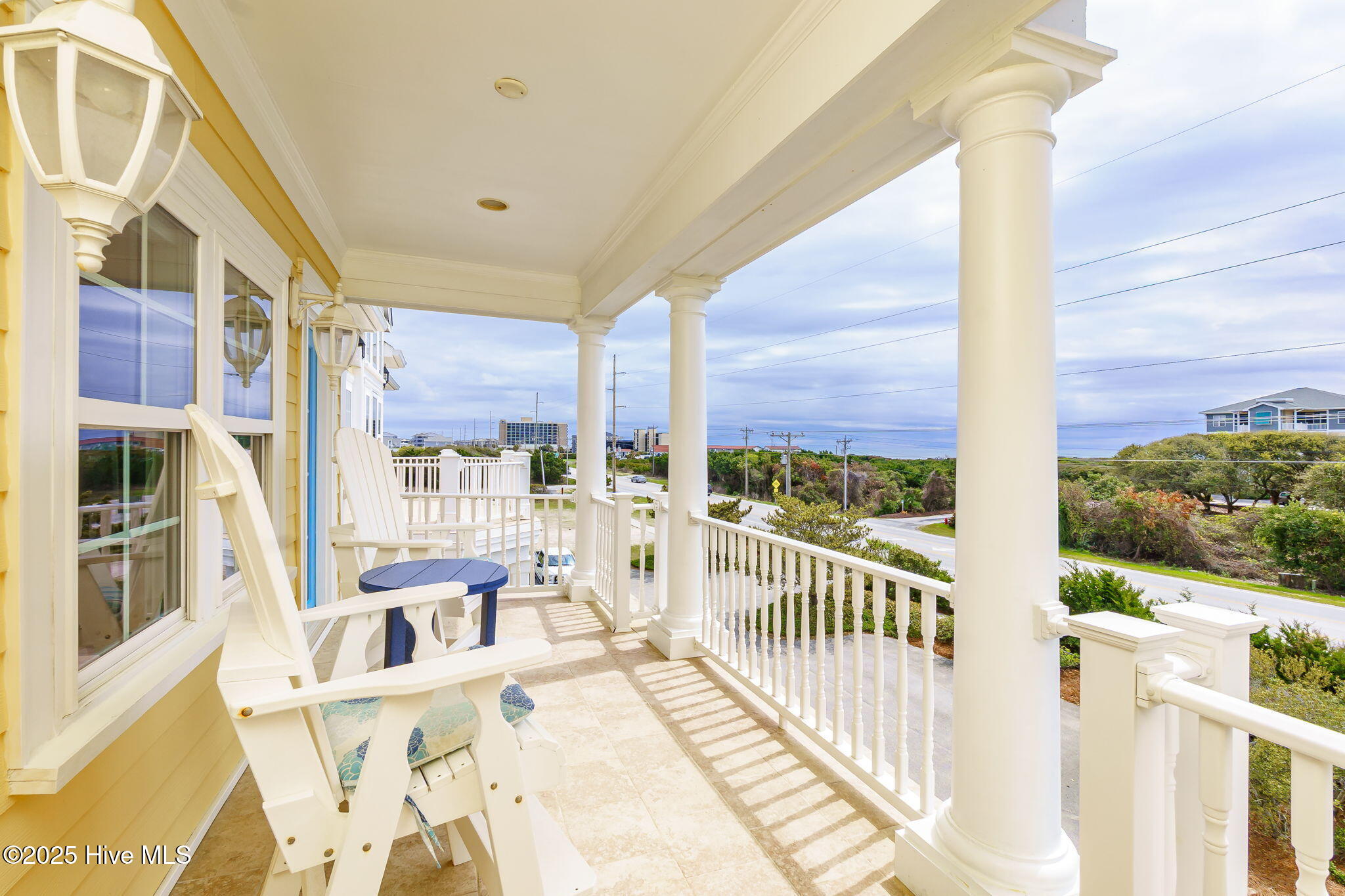 116 Salter Path Road, Unit 102 SEABROOK Pine Knoll Shores, NC 28512 - Photo 6 of 58 Covered porch w/ ocean views