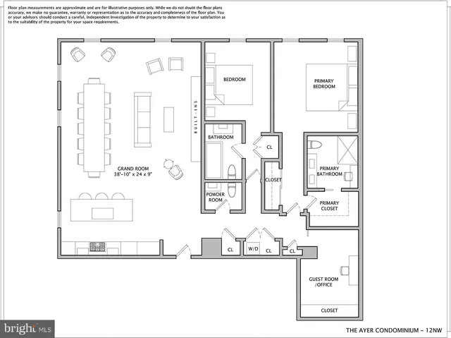 $2,150,000 | 210 West Washington Square, Unit 12NW, Philadelphia, PA 19106