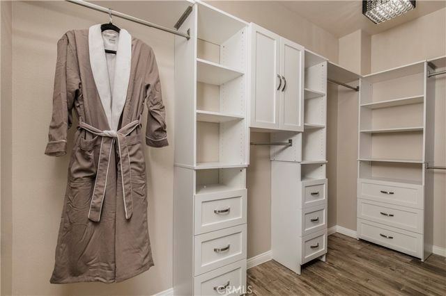 a view of walk in closet