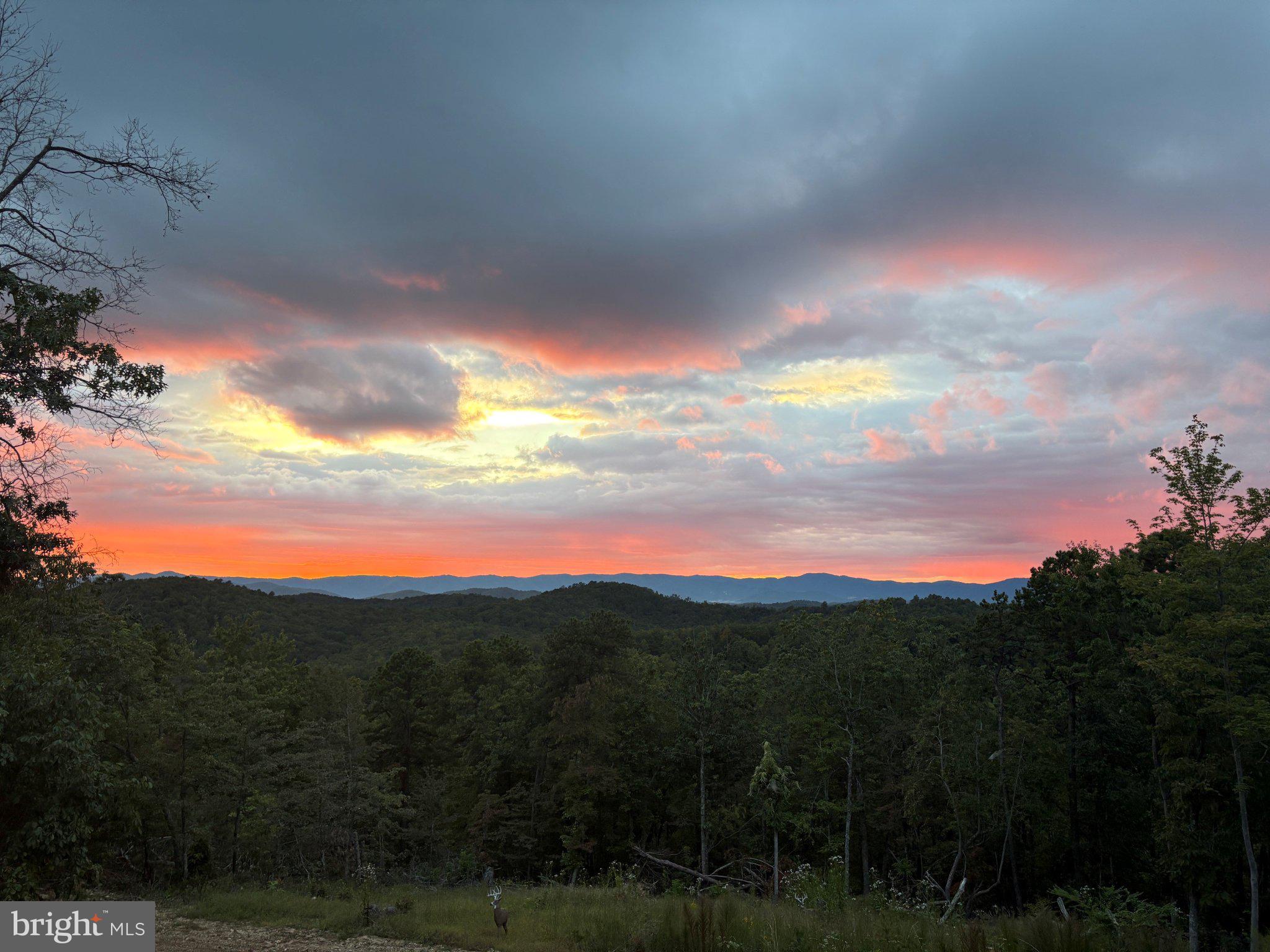 415 Grahams Farm Road Stuart, VA 24171 - Photo 117 of 121 Serene sunset over rolling hills.