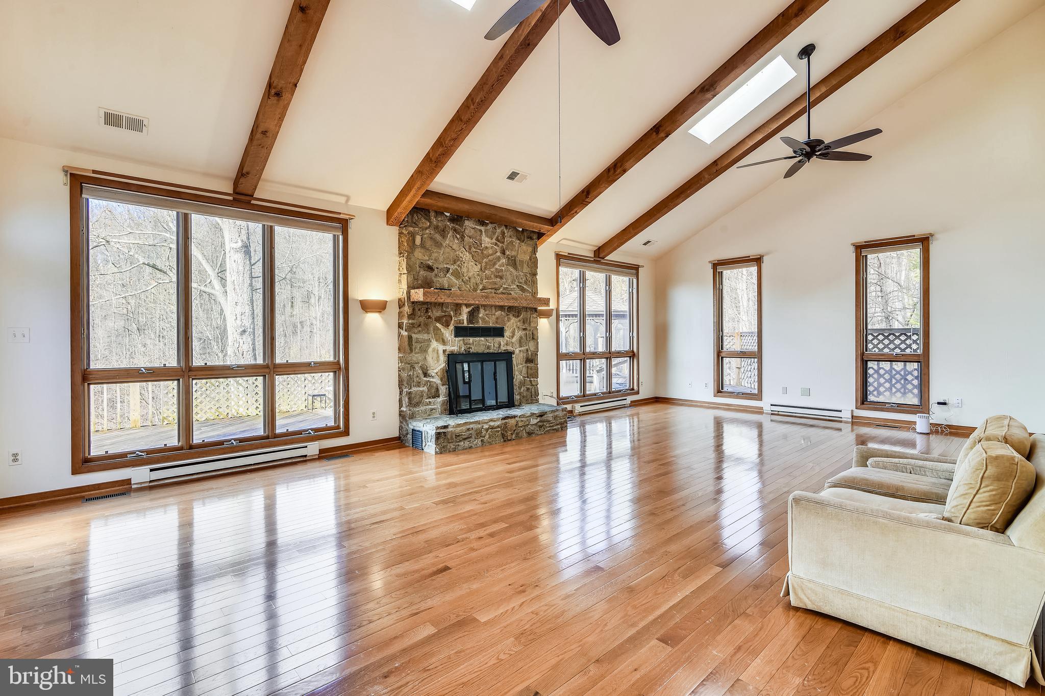 41635 Stumptown Road Leesburg, VA 20176 - Photo 19 of 60 Stone wood burning fireplace