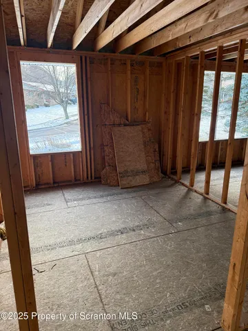 a view of an empty room with window