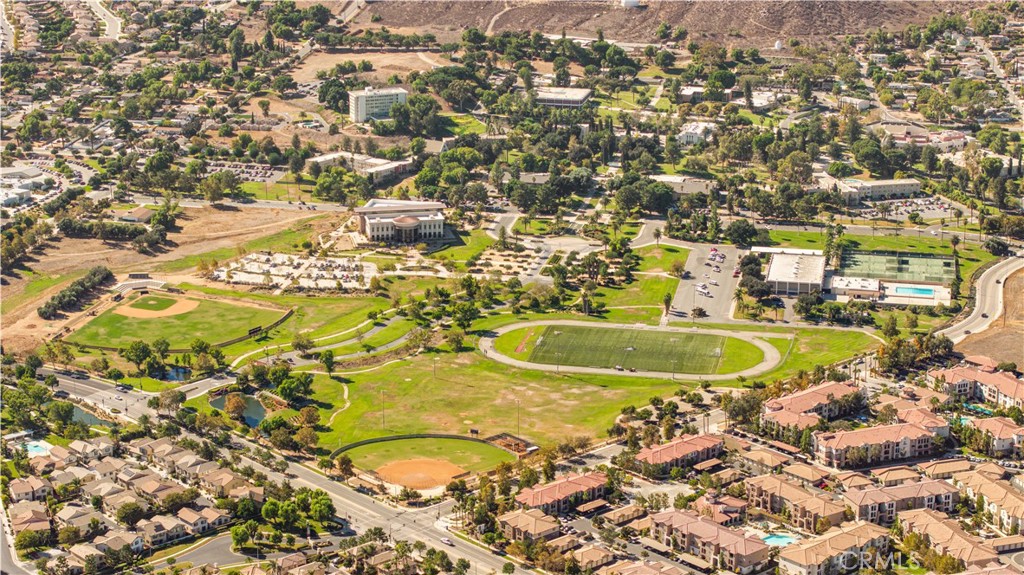4539 Rivergate Court Riverside, CA 92505 - Photo 27 of 29 an aerial view of residential houses with outdoor space and swimming pool