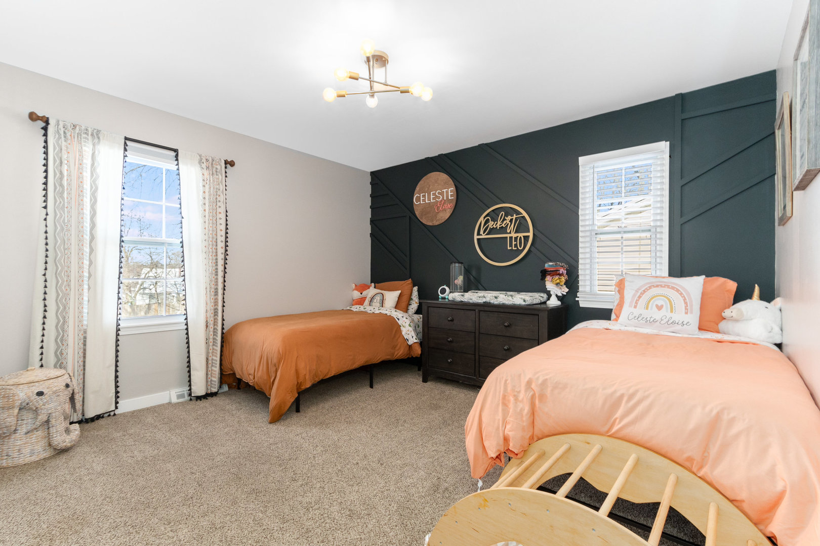 25 North Bereman Road Montgomery, IL 60538 - Photo 11 of 28 a spacious bedroom with two beds and a window
