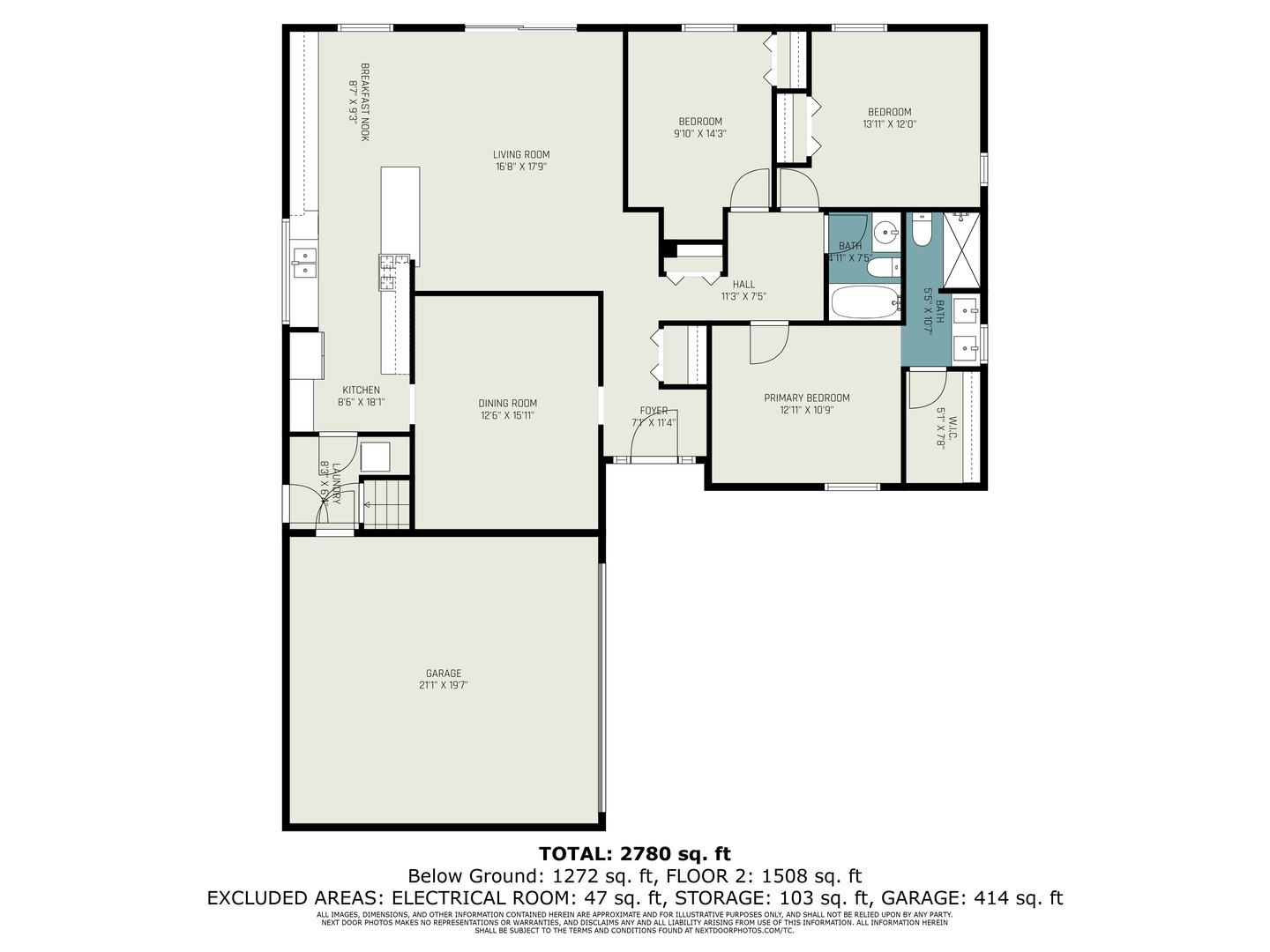 25 North Bereman Road Montgomery, IL 60538 - Photo 27 of 28 a picture of a floor plan