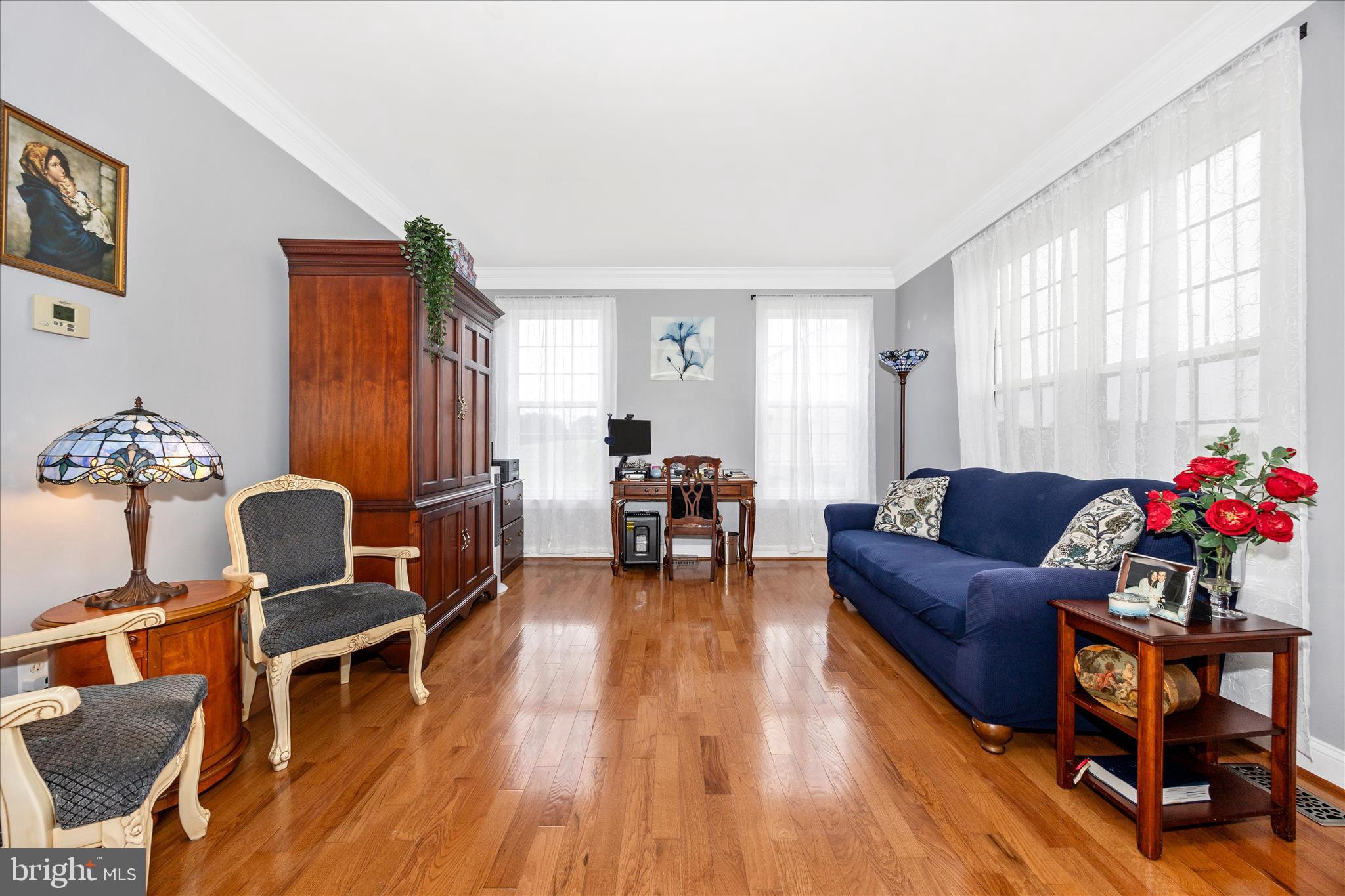 9855 McKinstry Mill Road New Windsor, MD 21776 - Photo 8 of 76 a living room with furniture and wooden floor