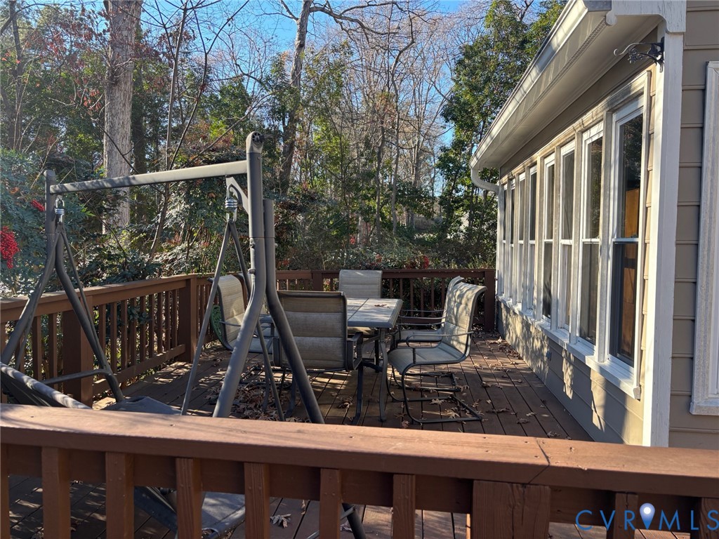 12801 Foxstone Road Midlothian, VA 23113 - Photo 19 of 21 a view of balcony with chairs