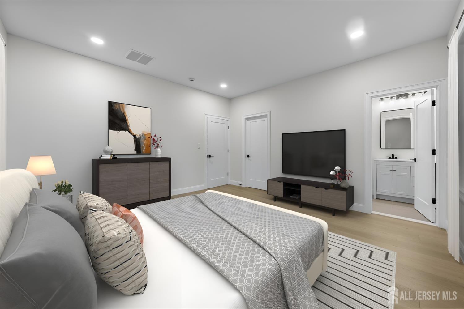 2 Beech Lane Edison, NJ 08820 - Photo 34 of 51 a bedroom with a bed and a television