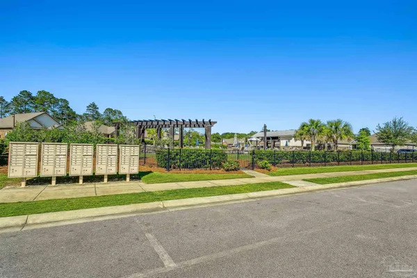 a view of a building and a yard