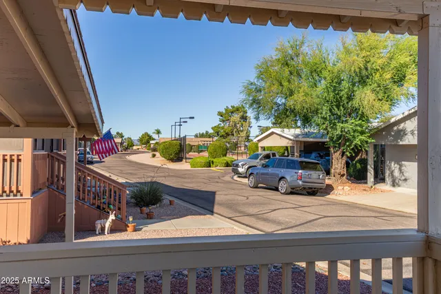 a view of outdoor space with seating area