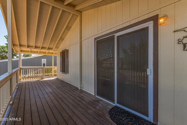 a view of front door