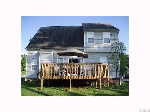 2800 Lower Dryer Falls Raleigh, NC 27615 - Photo 3 of 10 View from back of brand new 16x16 deck
