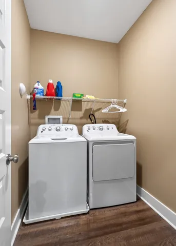 a view of a room with shelves