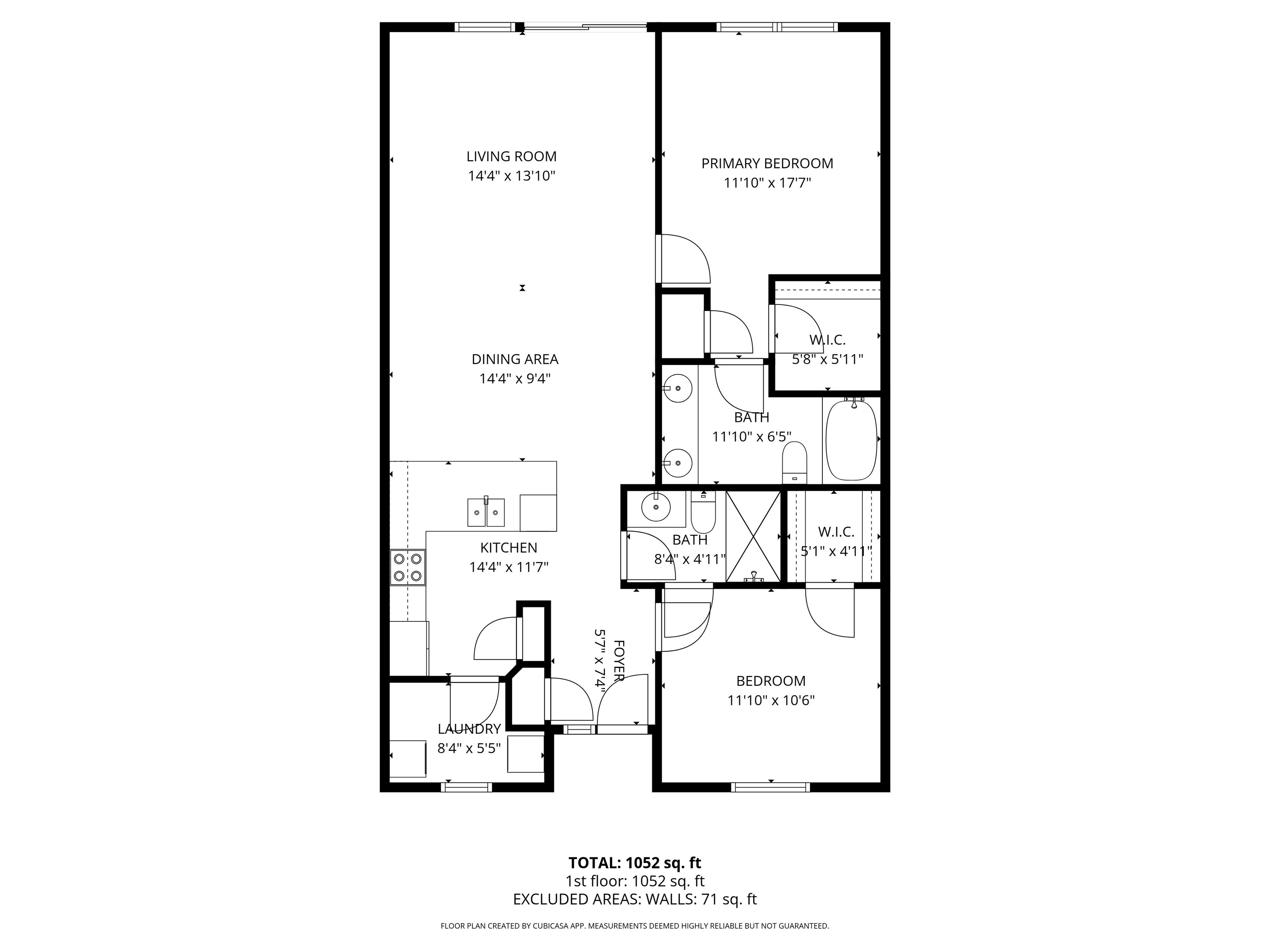 5816 Longwood Drive, Unit 202 Murrells Inlet, SC 29576 - Photo 42 of 42 Heated area on floor plan doesn't include some closets and other areas. 1310 SF heated per tax records.
