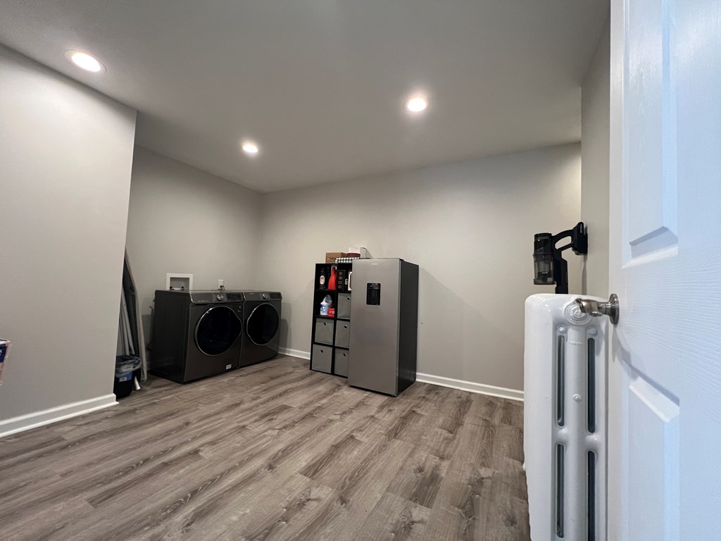 155 Cherry Run Road Rouseville, PA 16344 - Photo 11 of 19 a view of a storage & utility room with two washing machine