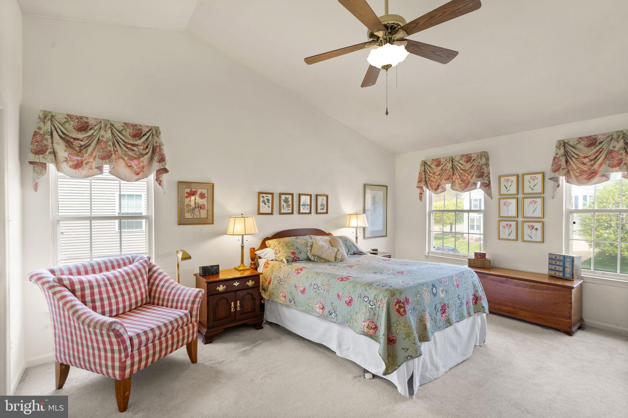 14735 Pickets Post Road Centreville, VA 20121 - Photo 27 of 69 Large primary bedroom with vaulted ceilings.