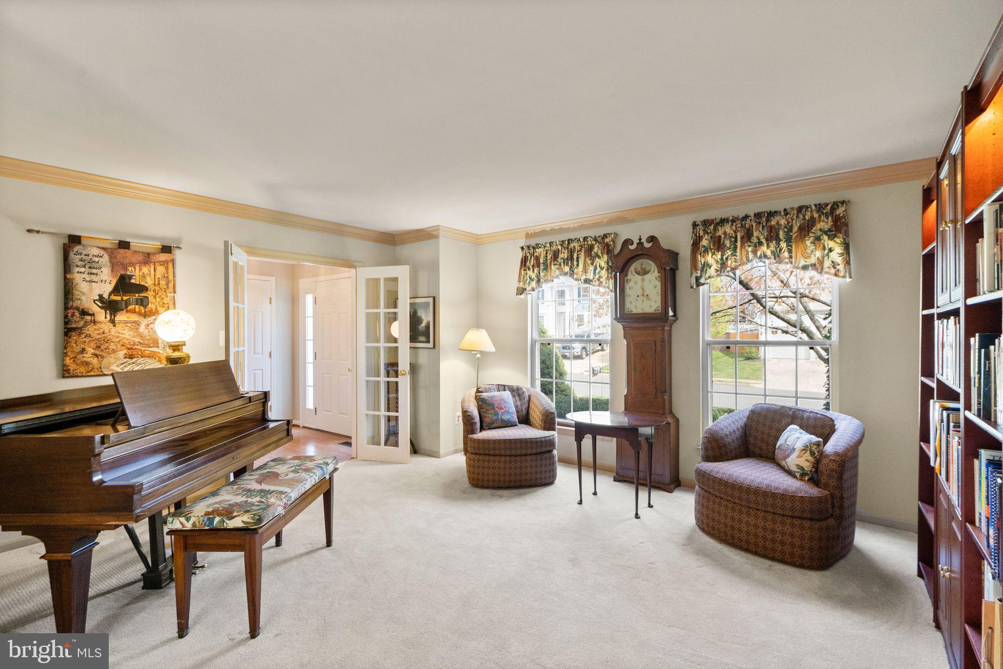 14735 Pickets Post Road Centreville, VA 20121 - Photo 9 of 69 Formal living room with large windows.