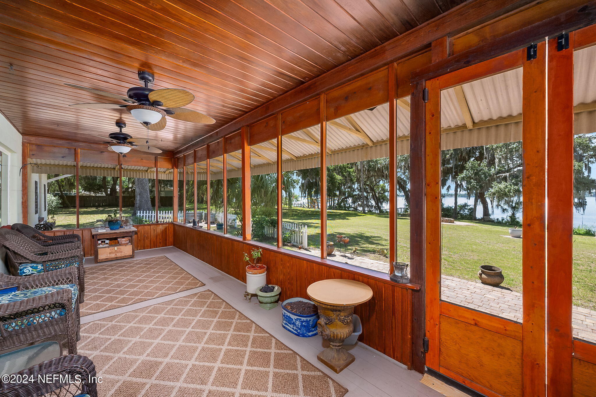 235 West River Road Palatka, FL 32177 - Photo 11 of 49 Screened Rear Porch