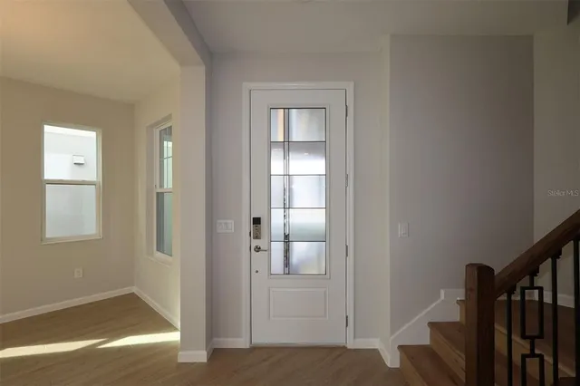 a view of empty room