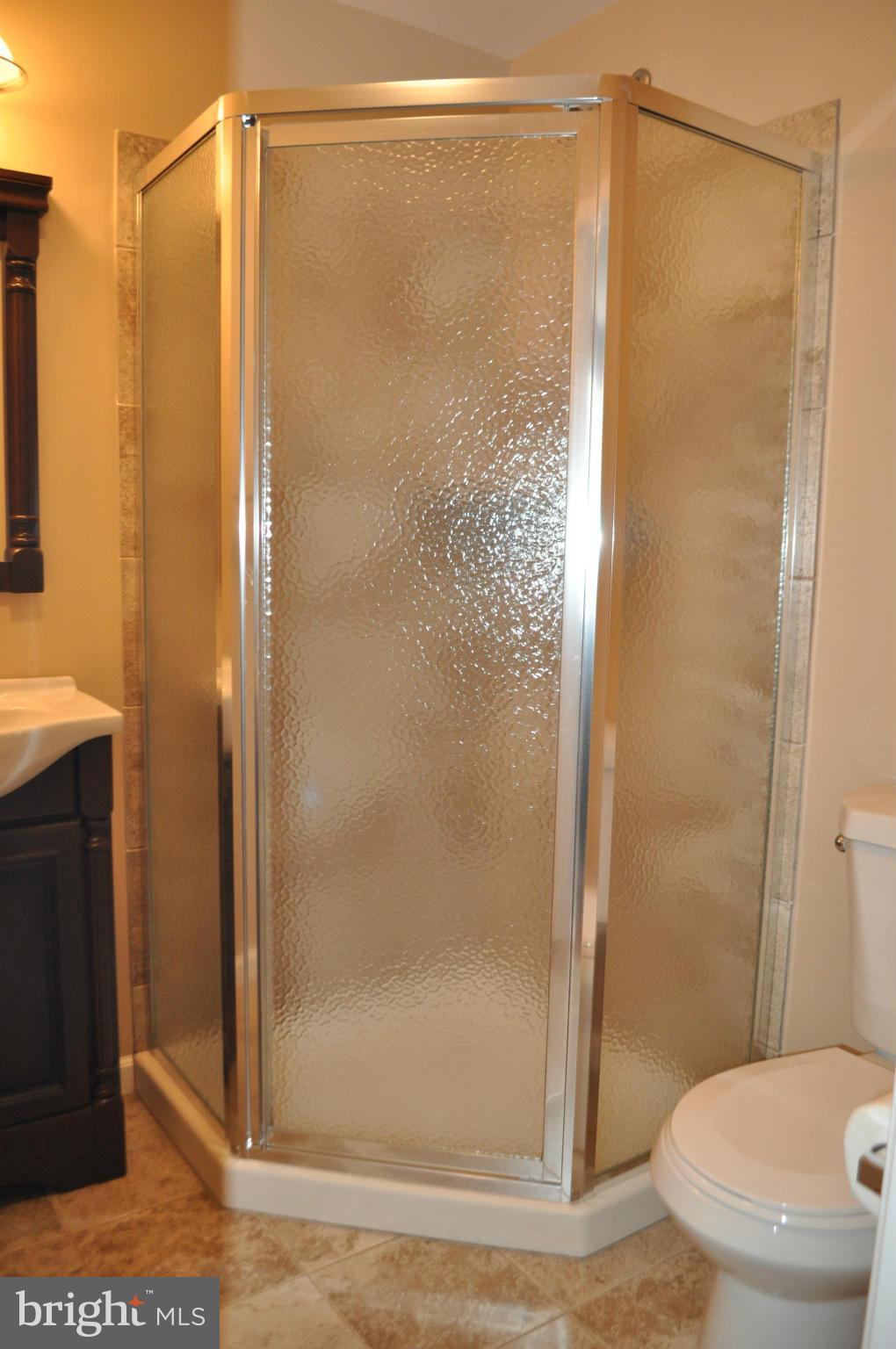 929 Woodlynn Road Baltimore, MD 21221 - Photo 16 of 25 a bathroom with a shower and a toilet
