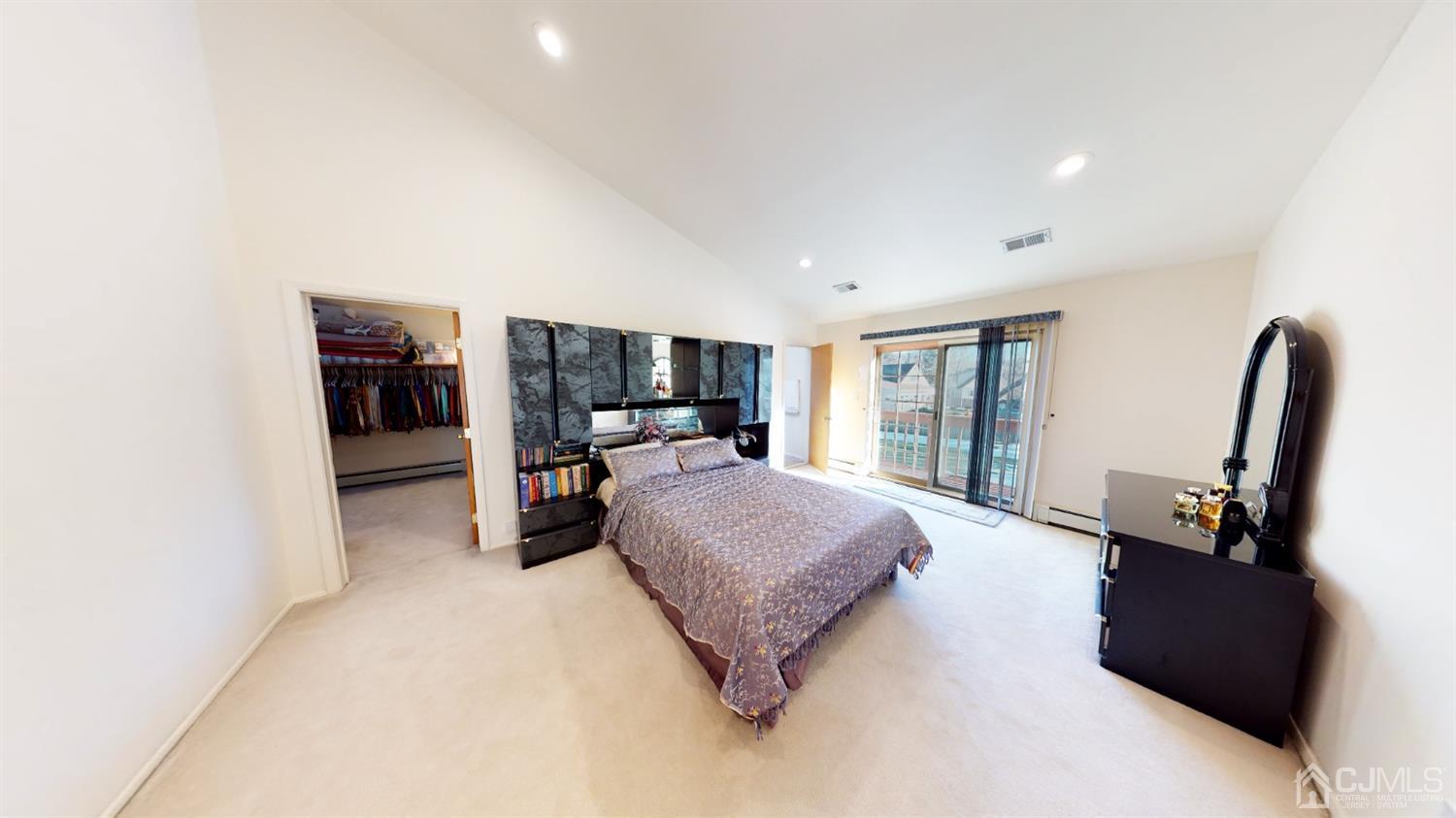 10 Cook Road East Brunswick, NJ 08816 - Photo 15 of 25 Large Master Bedroom with Cathedral Ceiling, WIC and Balcony
