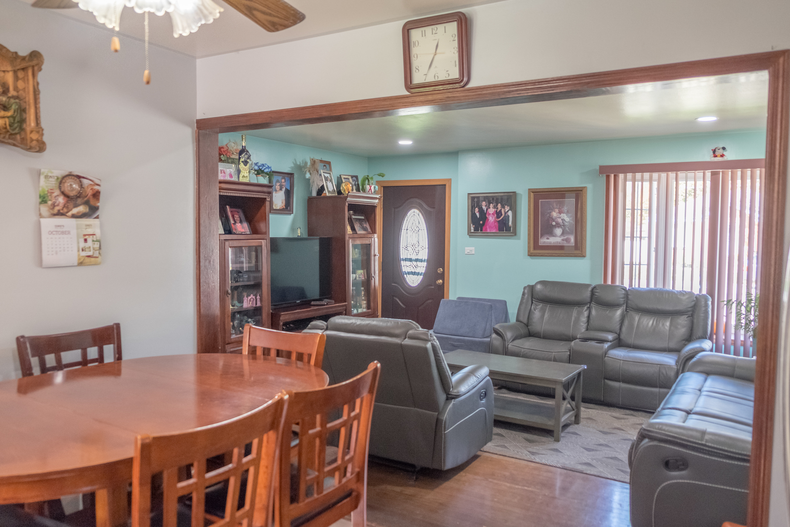 4619 Butterfield Road Hillside, IL 60162 - Photo 7 of 52 a living room with furniture and a large window