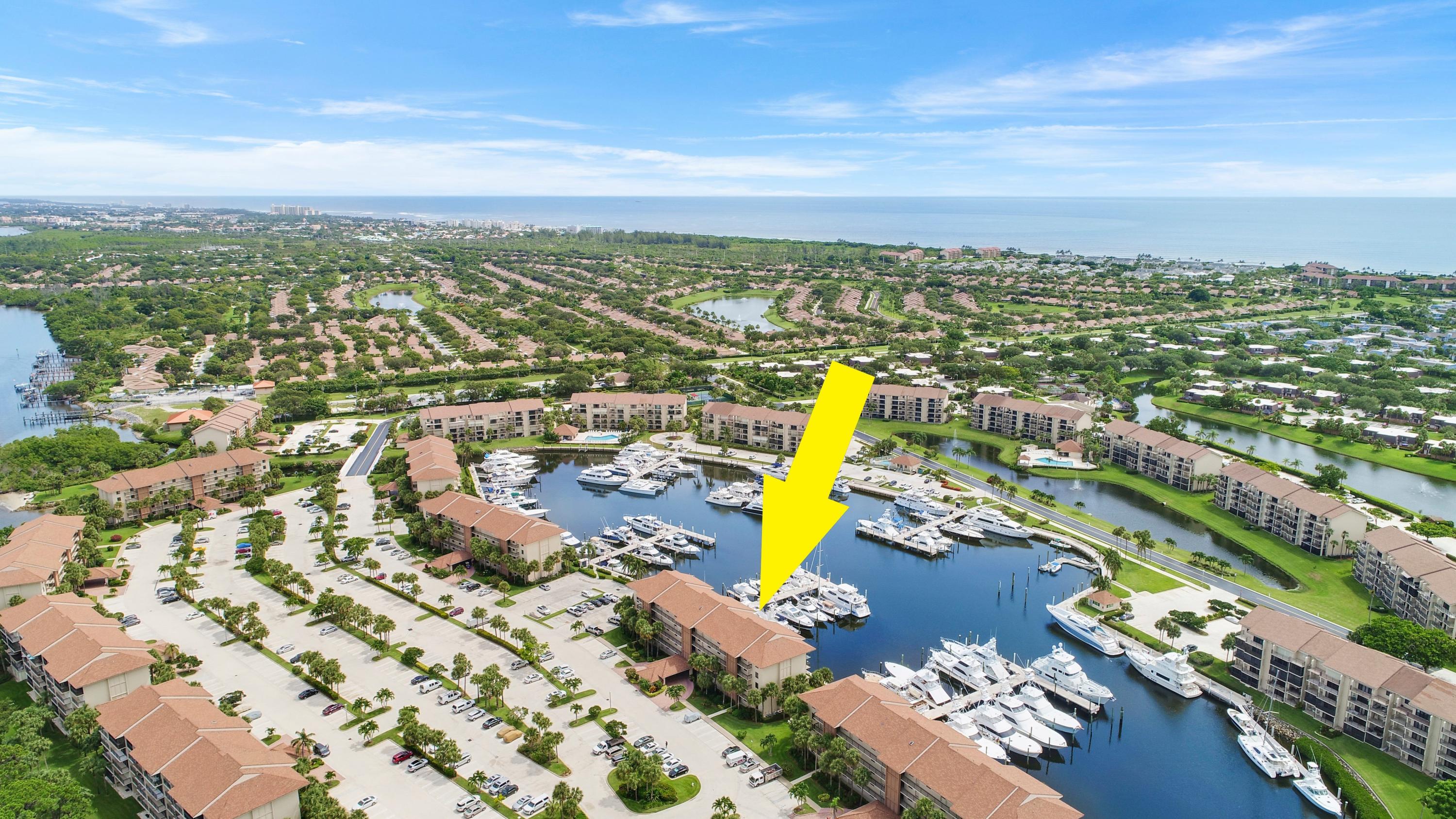 2401 Marina Isle Way, Unit 405 Jupiter, FL 33477 - Photo 30 of 36 Aerial