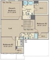 110 Ashley Bluffs Road Summerville, SC 29485 - Photo 37 of 46 2nd Floor Layout