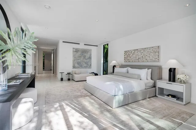 a room with closet and window