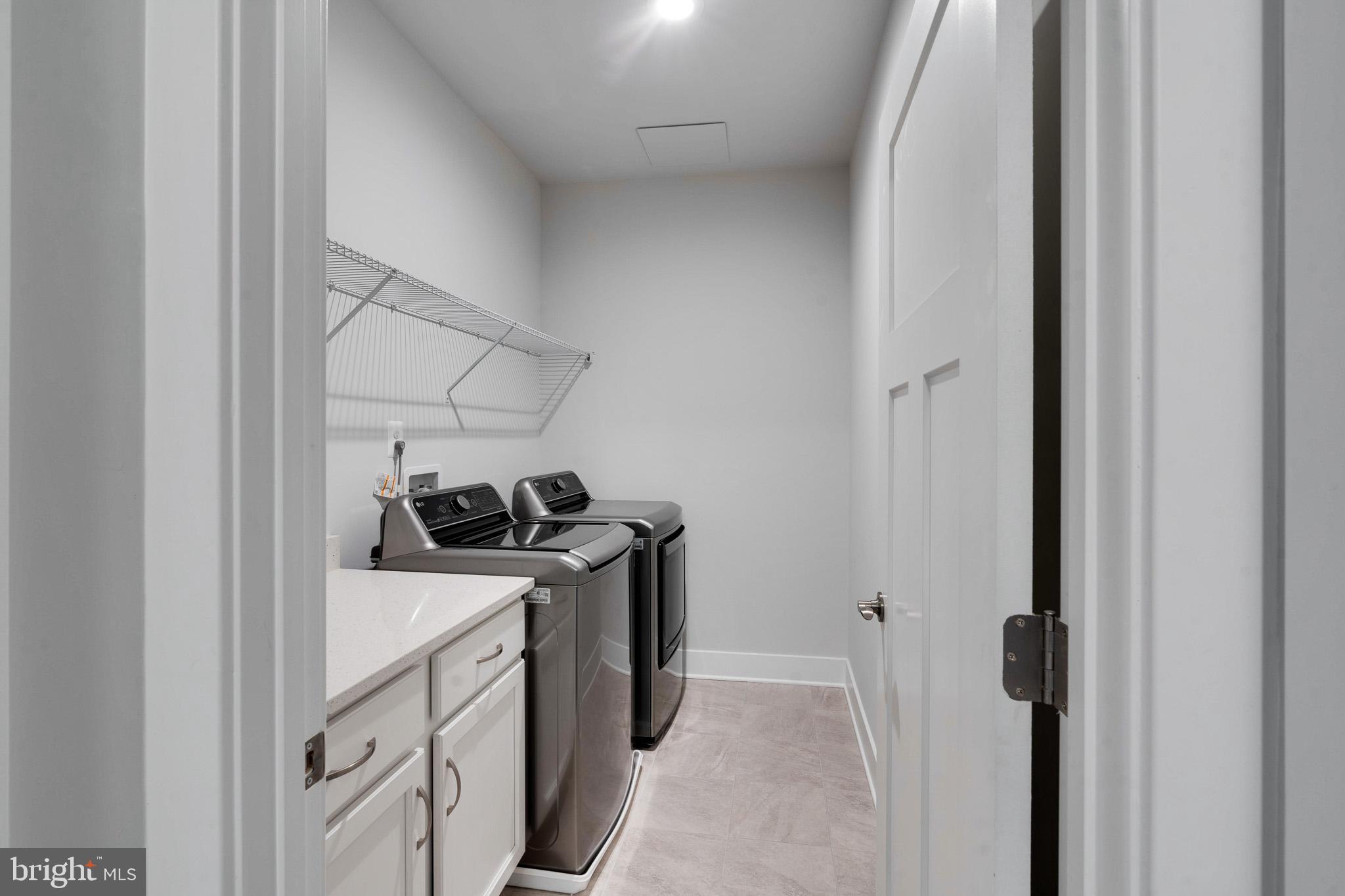 2422 Rosebud Way Fallston, MD 21047 - Photo 10 of 45 Laundry Room W/Quartz Countertops & Garage Access