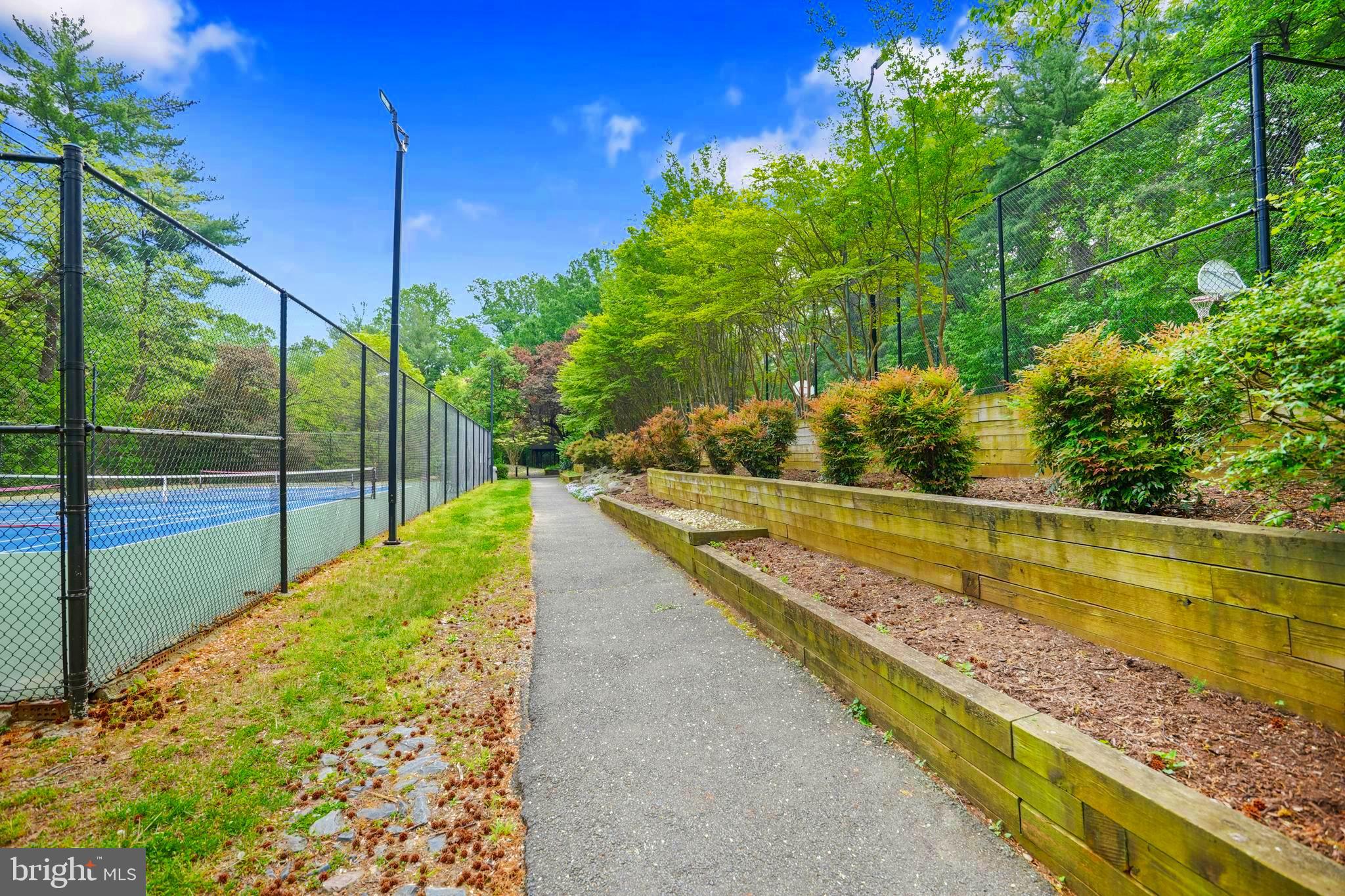 3613 Gunston Road Alexandria, VA 22302 - Photo 17 of 20 a view of a swimming pool with a garden