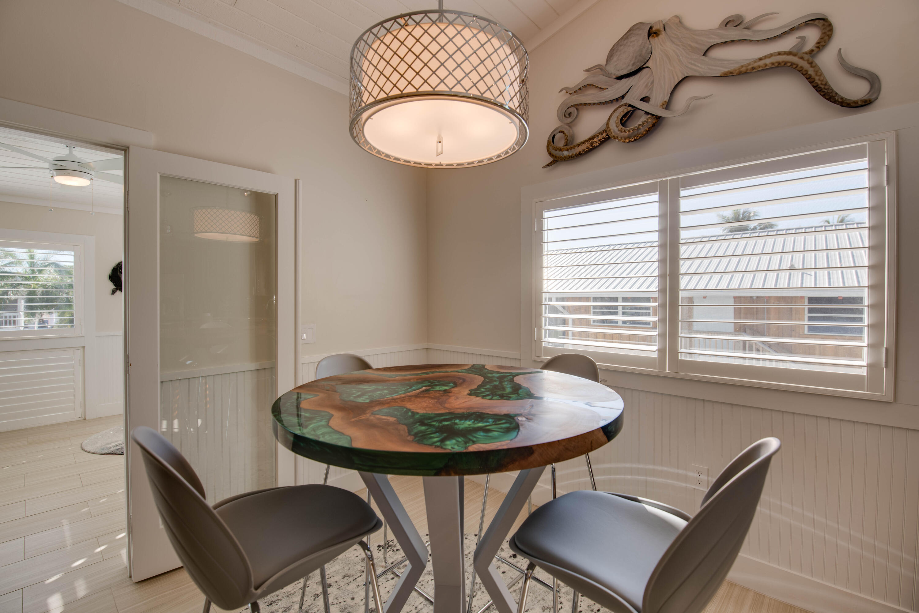 375 Pirates Road Summerland Key, FL 33042 - Photo 8 of 30 One of a Kind Table & Octopus Art