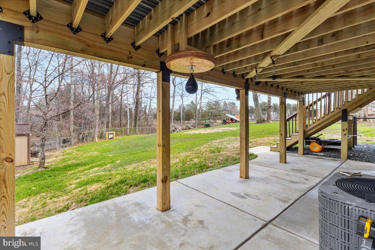 125 Choptank Road Stafford, VA 22556 - Photo 20 of 65 Stairs From Deck to Private Backyard!