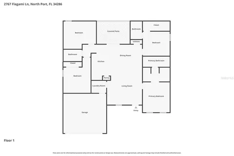 $349,000 | 2767 Flagami Lane, North Port, FL 34286