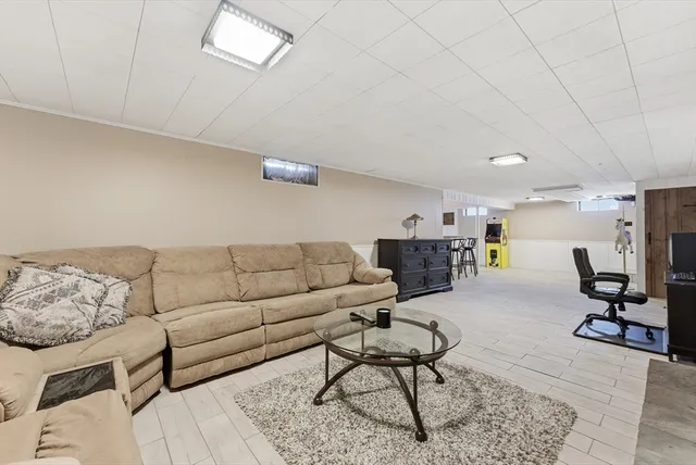 a view of a city with mountains in the background